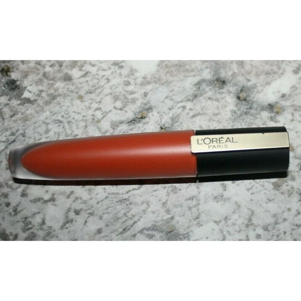 1X L'oreal Signature Lasting Matte Liquid Lip Color Lipstick #420 I Achieve